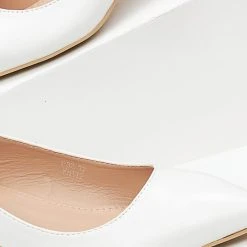 The Fashion Project Γόβες μυτερές με χαμηλό τακούνι - Λευκό -Γόβες Εκπτώσεις goves muteres me xamilo takouni 100009 pv7f 1