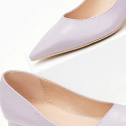 The Fashion Project Γόβες μυτερές με χαμηλό τακούνι - Λιλά -Γόβες Εκπτώσεις goves muteres me xamilo takouni 100014 g8uw 1