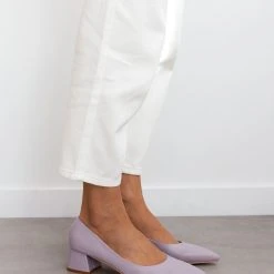 The Fashion Project Γόβες μυτερές με χαμηλό τακούνι - Λιλά -Γόβες Εκπτώσεις goves muteres me xamilo takouni 100014 vibr