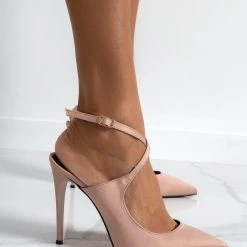 Γόβες μυτερές με χιαστί δέσιμο Tfp - Nude 10 Γόβες μυτερές με χιαστί δέσιμο Tfp - Nude -Γόβες Εκπτώσεις goves muteres me xiasti desimo tfp 108642 cb5p 1