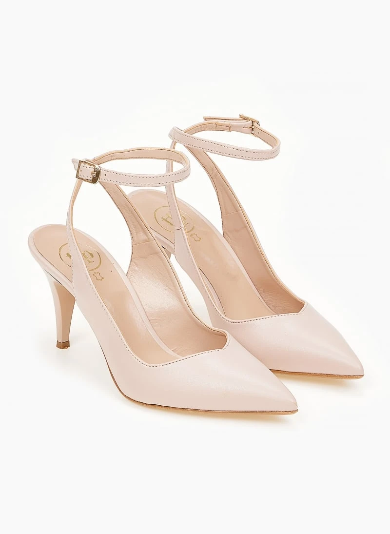 Γόβες μυτερές με λουράκι Tfp - Nude 4 Γόβες μυτερές με λουράκι Tfp - Nude - Image 4