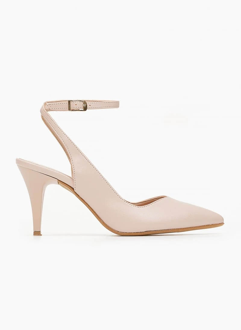 Γόβες μυτερές με λουράκι Tfp - Nude 1 Γόβες μυτερές με λουράκι Tfp - Nude