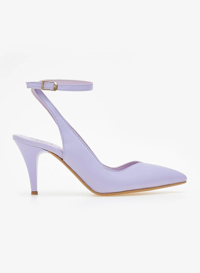 Γόβες μυτερές με λουράκι Tfp - Λιλά 2 Γόβες μυτερές με λουράκι Tfp - Λιλά - Image 2