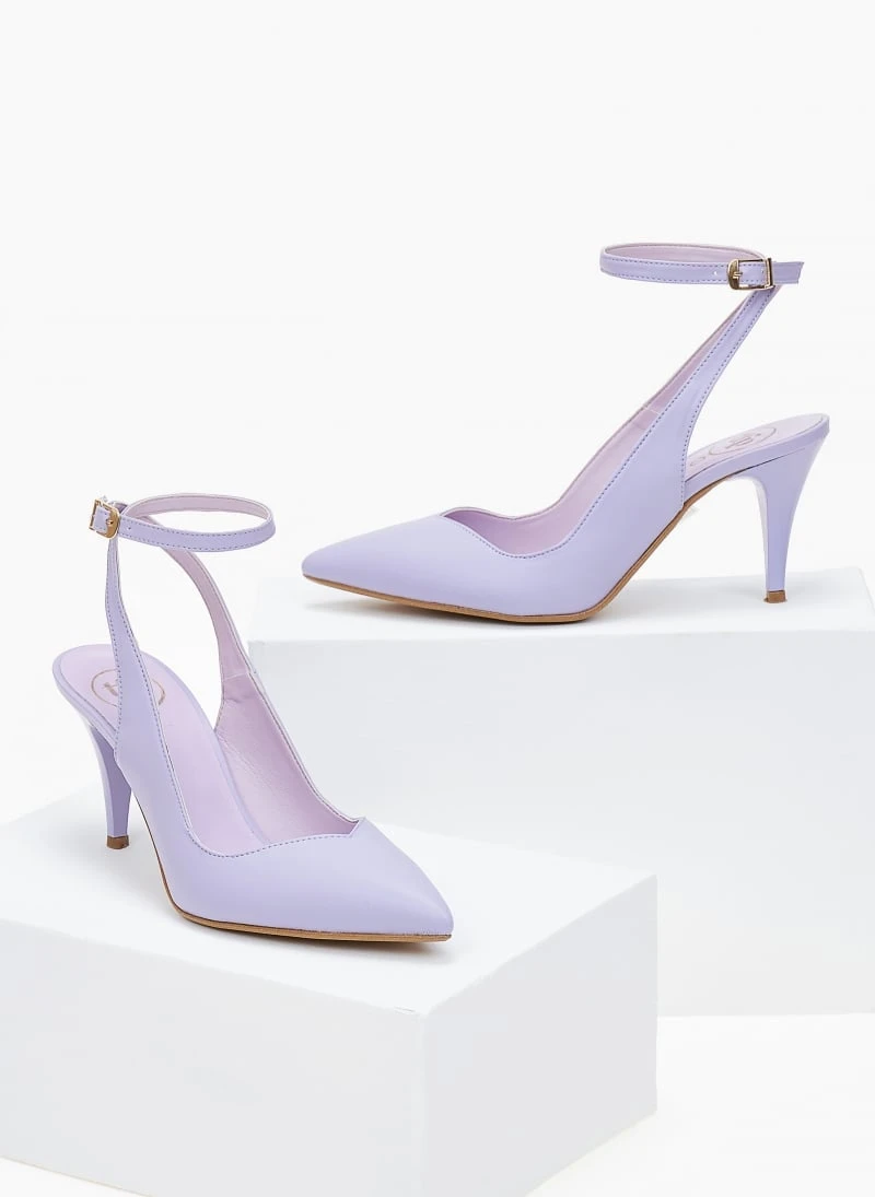 Γόβες μυτερές με λουράκι Tfp - Λιλά 6 Γόβες μυτερές με λουράκι Tfp - Λιλά - Image 6