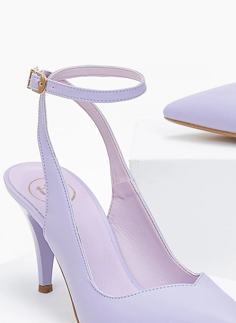 Γόβες μυτερές με λουράκι Tfp - Λιλά 3 Γόβες μυτερές με λουράκι Tfp - Λιλά - Image 3