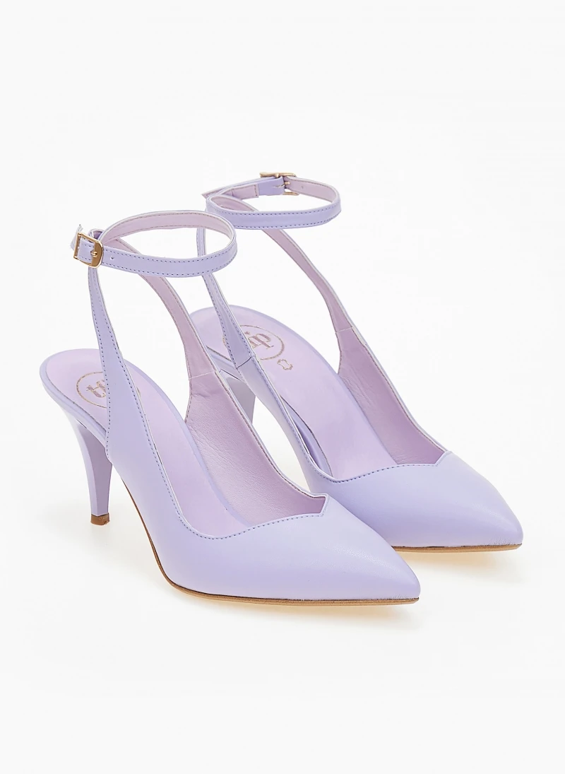 Γόβες μυτερές με λουράκι Tfp - Λιλά 5 Γόβες μυτερές με λουράκι Tfp - Λιλά - Image 5