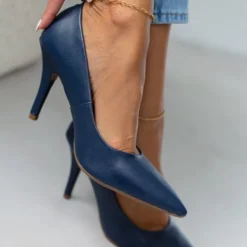 Γόβες μυτερές VIZZANO 1184.1101 - Μπλε σκούρο -Γόβες Εκπτώσεις goves muteres vizzano 11841101 106471 hku7 1