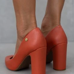 Γόβες μυτερές VIZZANO 1285.400 - Κεραμιδί -Γόβες Εκπτώσεις goves muteres vizzano 1285400 106462 zujl 1