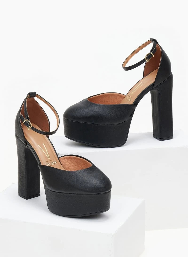 Γόβες με φιάπα και μπαρέτα VIZZANO 1400.101 - Μαύρο 3 Γόβες με φιάπα και μπαρέτα VIZZANO 1400.101 - Μαύρο - Image 3