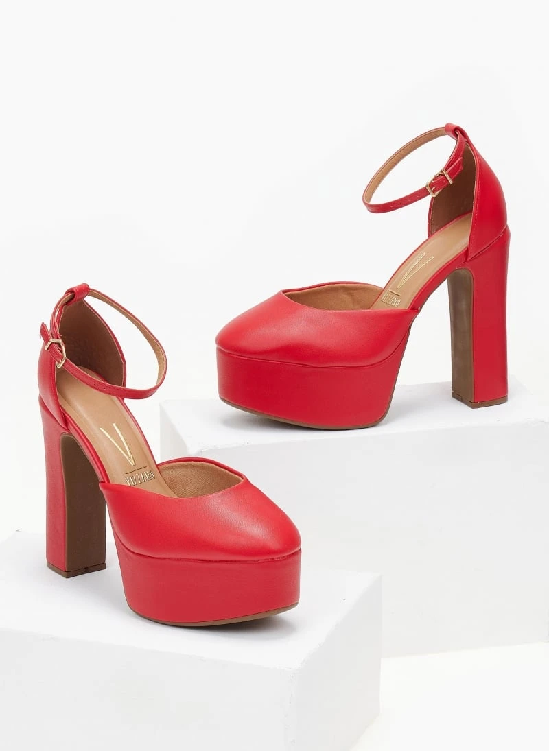 Γόβες με φιάπα και μπαρέτα VIZZANO 1400.101 - Κόκκινο 5 Γόβες με φιάπα και μπαρέτα VIZZANO 1400.101 - Κόκκινο - Image 5