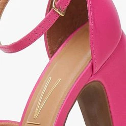 Γόβες με φιάπα και μπαρέτα VIZZANO 1400.101 - Φούξια -Γόβες Εκπτώσεις goves platform me mpareta vizzano 1400101 106408 bvxk 1