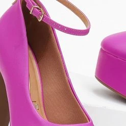 Γόβες με φιάπα ψηλή VIZZANO 1400.102 - Φούξια -Γόβες Εκπτώσεις goves platform me mpareta vizzano 1400102 106403 xsh7 1