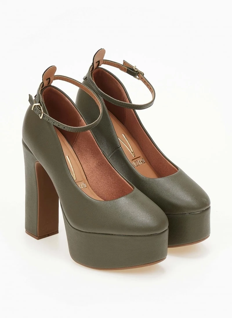 Γόβες με φιάπα ψηλή VIZZANO 1400.102 - Λαδί 6 Γόβες με φιάπα ψηλή VIZZANO 1400.102 - Λαδί - Image 6