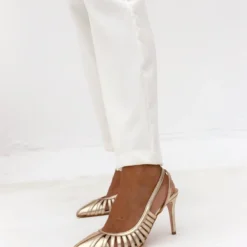 Γόβες μυτερές με ανοίγματα Tfp - Χρυσό 9 Γόβες μυτερές με ανοίγματα Tfp - Χρυσό -Γόβες Εκπτώσεις goves retro tfp me louraki 101888 ijk8