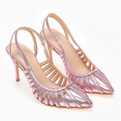 Γόβες μυτερές με ανοίγματα Tfp - Plum -Γόβες Εκπτώσεις goves retro tfp me louraki 101889 r77k