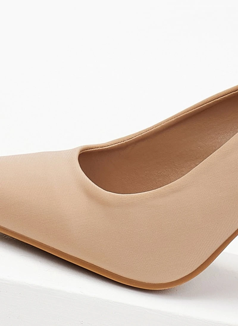 The Fashion Project Γόβες σατέν μυτερές με άνοιγμα - Πούρο 3 The Fashion Project Γόβες σατέν μυτερές με άνοιγμα - Πούρο - Image 3