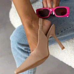 The Fashion Project Γόβες σατέν μυτερές με άνοιγμα - Πούρο 13 The Fashion Project Γόβες σατέν μυτερές με άνοιγμα - Πούρο -Γόβες Εκπτώσεις goves saten anoixtes me lepto takouni 106897 k76l 1