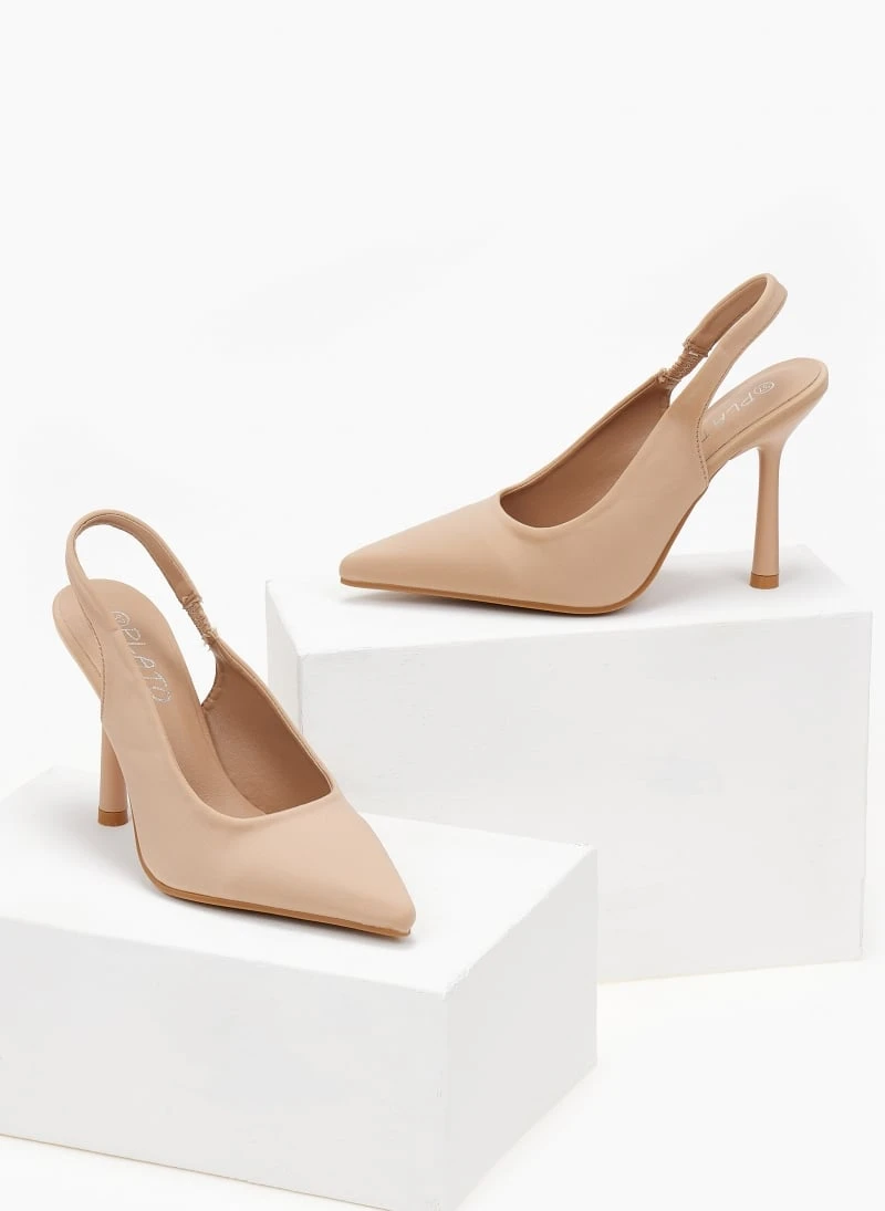 The Fashion Project Γόβες σατέν μυτερές με άνοιγμα - Πούρο 5 The Fashion Project Γόβες σατέν μυτερές με άνοιγμα - Πούρο - Image 5