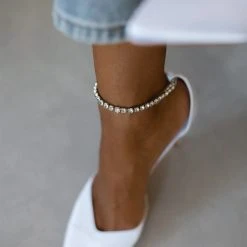 The Fashion Project Γόβες σατέν με Anklet Strass - Λευκό -Γόβες Εκπτώσεις goves saten me anklet strass 105521 9jcp 1