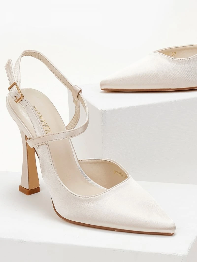 The Fashion Project Γόβες σατέν με δέσιμο στο πλάι - Άμμου 6 The Fashion Project Γόβες σατέν με δέσιμο στο πλάι - Άμμου - Image 6