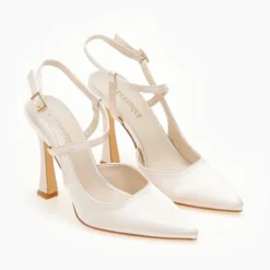 The Fashion Project Γόβες σατέν με δέσιμο στο πλάι - Άμμου -Γόβες Εκπτώσεις goves saten me desimo sto plai 105537 zmb6