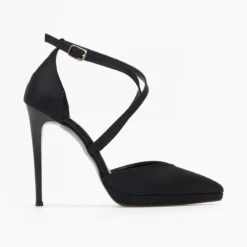 Γόβες σατέν με δέσιμο χιαστί Tfp Exclusive - Μαύρο 12 Γόβες σατέν με δέσιμο χιαστί Tfp Exclusive - Μαύρο -Γόβες Εκπτώσεις goves saten me desimo xiasti tfp exclusive 108293 a7kj 1