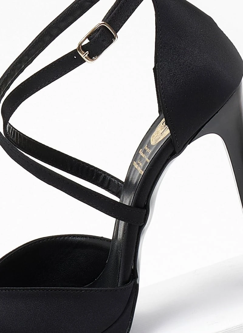 Γόβες σατέν με δέσιμο χιαστί Tfp Exclusive - Μαύρο 5 Γόβες σατέν με δέσιμο χιαστί Tfp Exclusive - Μαύρο - Image 5