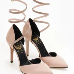 Γόβες σατέν με έλασμα και Strass Tfp - Nude -Γόβες Εκπτώσεις goves saten me elasma kai strass tfp 108687 ucfh 1