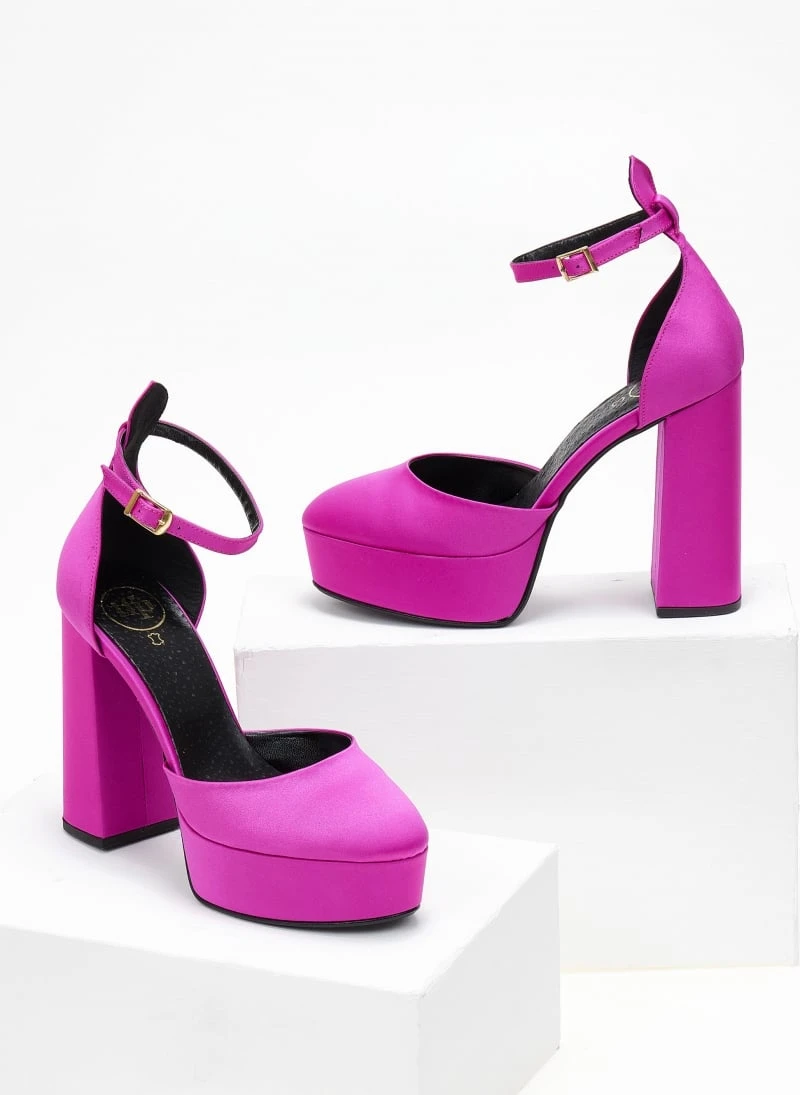 Γόβες σατέν με φιάπα Tfp - Magenta 3 Γόβες σατέν με φιάπα Tfp - Magenta - Image 3