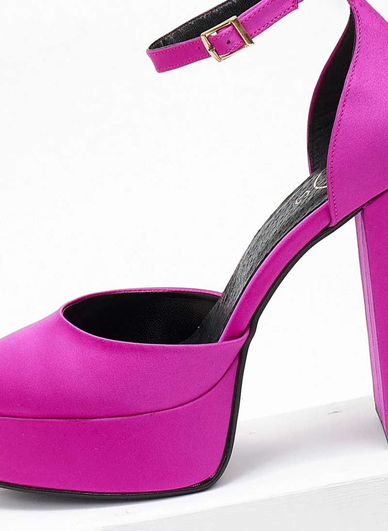 Γόβες σατέν με φιάπα Tfp - Magenta 5 Γόβες σατέν με φιάπα Tfp - Magenta - Image 5