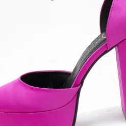 Γόβες σατέν με φιάπα Tfp - Magenta -Γόβες Εκπτώσεις goves saten me fiapa tfp 108255 43rt