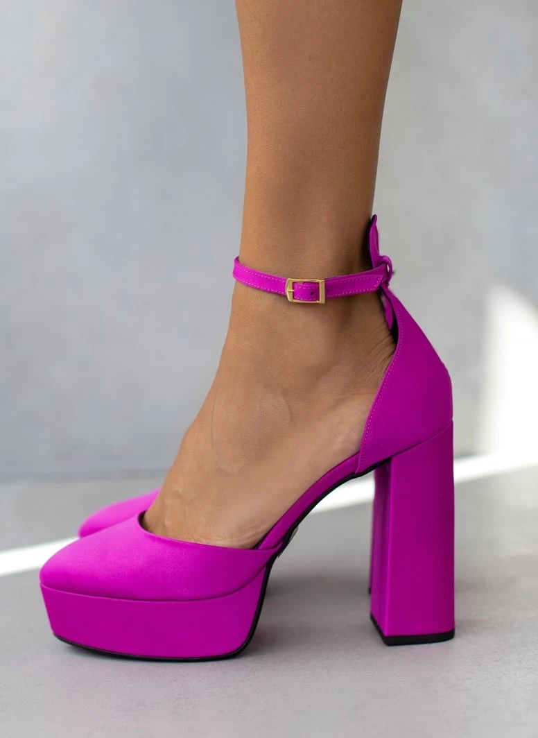 Γόβες σατέν με φιάπα Tfp - Magenta 4 Γόβες σατέν με φιάπα Tfp - Magenta - Image 4