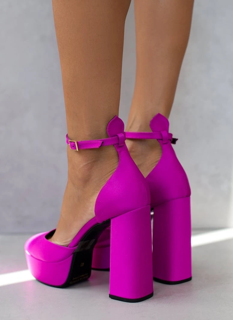 Γόβες σατέν με φιάπα Tfp - Magenta 7 Γόβες σατέν με φιάπα Tfp - Magenta - Image 7