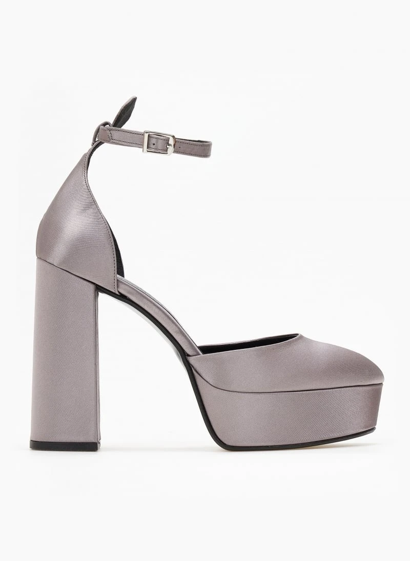 Γόβες σατέν με φιάπα Tfp - Ατσαλί 2 Γόβες σατέν με φιάπα Tfp - Ατσαλί - Image 2