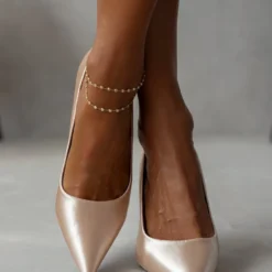 The Fashion Project Γόβες σατέν μυτερές - Μπεζ 10 The Fashion Project Γόβες σατέν μυτερές - Μπεζ -Γόβες Εκπτώσεις goves saten me gualistero takouni 106638 jsho