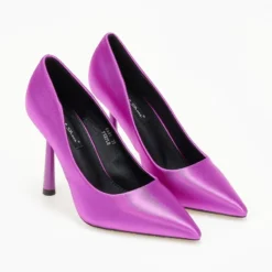 The Fashion Project Γόβες σατέν μυτερές - Μωβ 12 The Fashion Project Γόβες σατέν μυτερές - Μωβ -Γόβες Εκπτώσεις goves saten me gualistero takouni 106640 k711