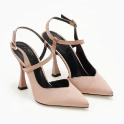 Γόβες σατέν με λοξό λουράκι Tfp - Nude -Γόβες Εκπτώσεις goves saten me lokso louraki tfp 108129 0rw1 1