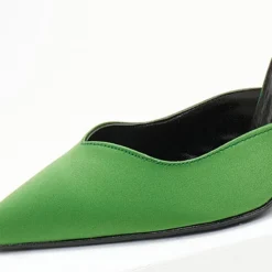 Γόβες σατέν με μπαρέτα Tfp - Πράσινο -Γόβες Εκπτώσεις goves saten me mpareta tfp 107805 2l22