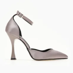 Γόβες σατέν με μπαρέτα Tfp - Ατσαλί