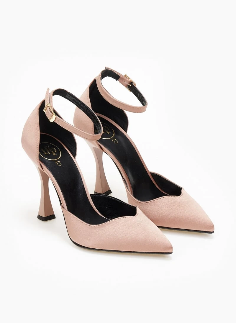 Γόβες σατέν με μπαρέτα Tfp - Nude 5 Γόβες σατέν με μπαρέτα Tfp - Nude - Image 5