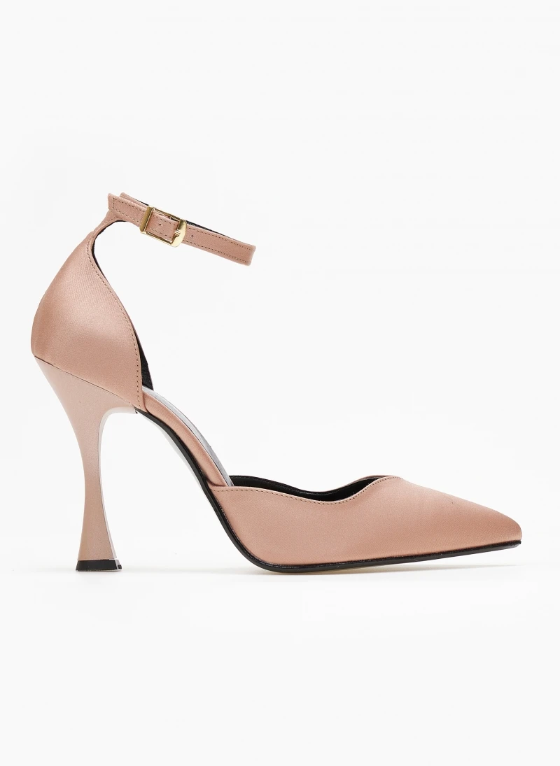 Γόβες σατέν με μπαρέτα Tfp - Nude 2 Γόβες σατέν με μπαρέτα Tfp - Nude - Image 2