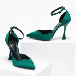 Γόβες σατέν με μπαρέτα Tfp - Κυπαρισσί -Γόβες Εκπτώσεις goves saten me mpareta tfp 109296 l0nj