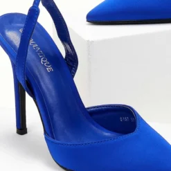 The Fashion Project Γόβες σατέν με λουράκι - Μπλε 10 The Fashion Project Γόβες σατέν με λουράκι - Μπλε -Γόβες Εκπτώσεις goves saten muteres me louraki 105471 kbdd 1