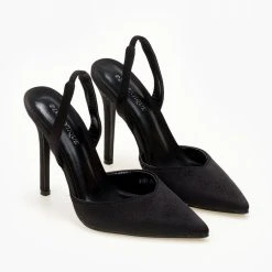 The Fashion Project Γόβες σατέν με λουράκι - Μαύρο 11 The Fashion Project Γόβες σατέν με λουράκι - Μαύρο -Γόβες Εκπτώσεις goves saten muteres me louraki 105473 1l1p 1