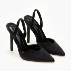 The Fashion Project Γόβες σατέν με λουράκι - Μαύρο 11 The Fashion Project Γόβες σατέν με λουράκι - Μαύρο -Γόβες Εκπτώσεις goves saten muteres me louraki 105473 1l1p