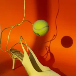 Γόβες σατέν με κορδόνια Tfp - Λεμονί -Γόβες Εκπτώσεις goves saten tfp me kordonia 100656 xzav