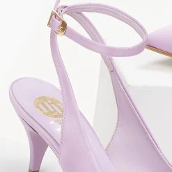 Γόβες σατέν με λουράκι Tfp - Λιλά -Γόβες Εκπτώσεις goves saten tfp me louraki 100382 daum