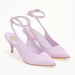 Γόβες σατέν με λουράκι Tfp - Λιλά -Γόβες Εκπτώσεις goves saten tfp me louraki 100382 iz54