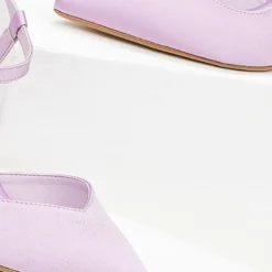 Γόβες σατέν με χιαστί σχέδιο Tfp - Λιλά -Γόβες Εκπτώσεις goves saten tfp me xiasti sxedio 100560 i3jv