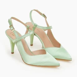 Γόβες σατέν με χιαστί σχέδιο Tfp - Βεραμάν -Γόβες Εκπτώσεις goves saten tfp me xiasti sxedio 100641 mapy 1